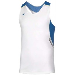 Mizuno Canotta Premium JPN Singlet Bianco/Royal